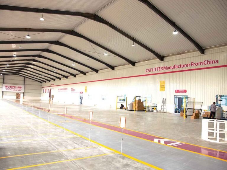 cat litter warehouse storage